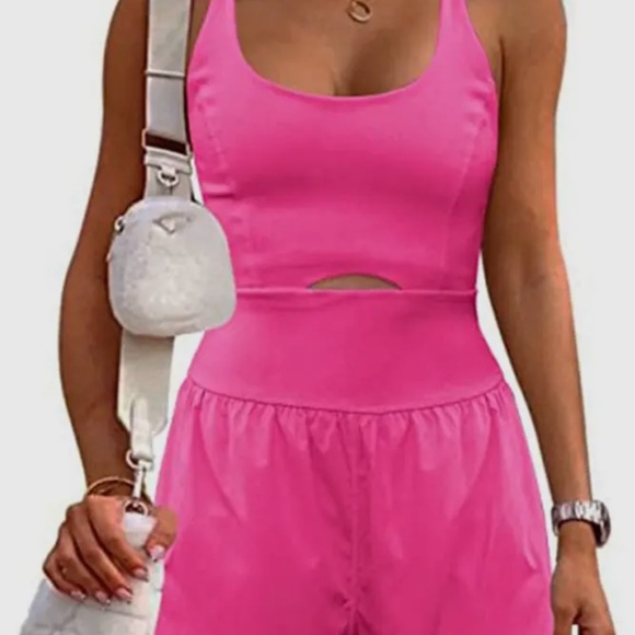 Summer Yoga Sportswear Plain One Piece Romper Ultimate Comfort - Picture 3 of 3